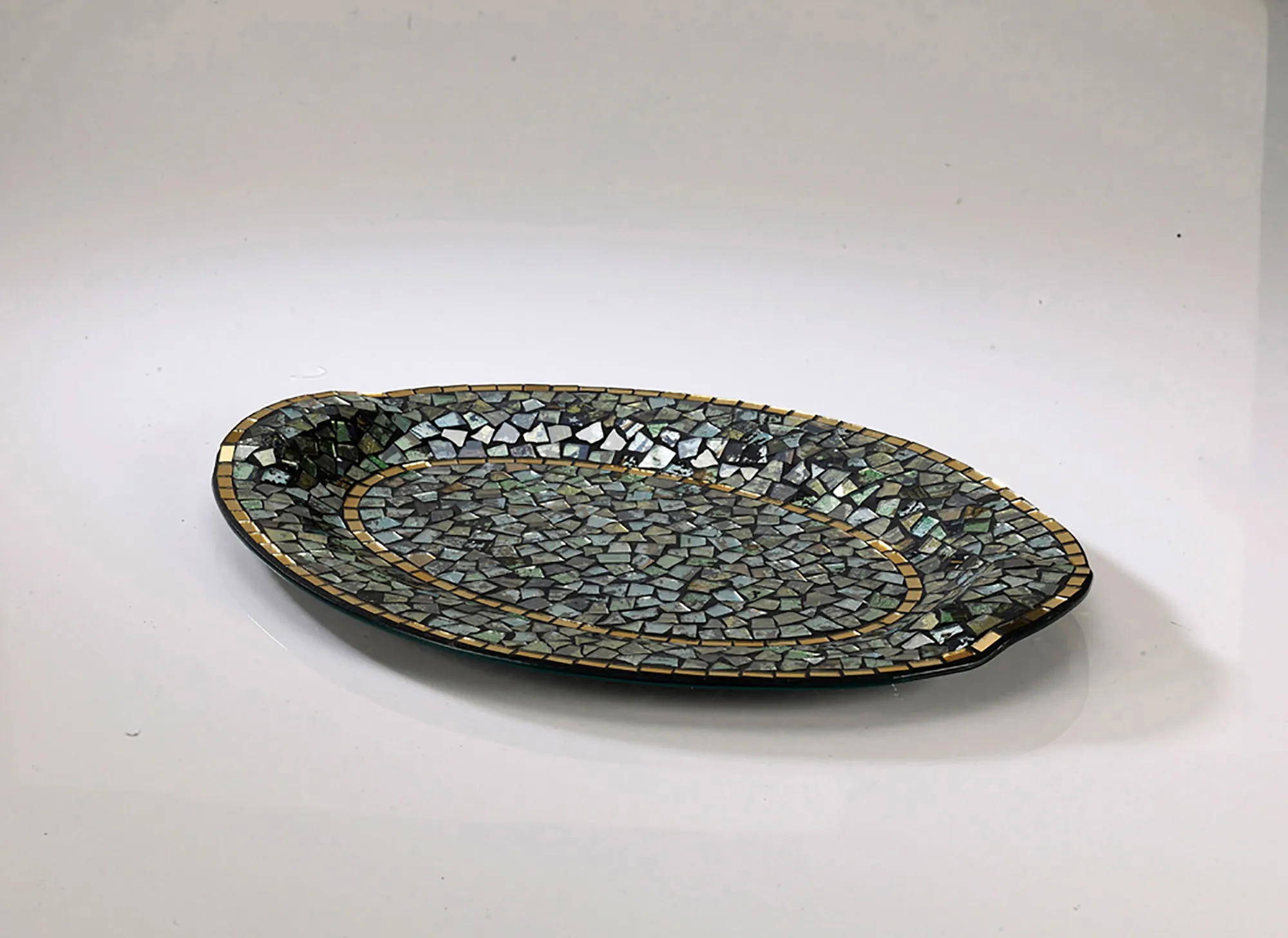 Addison Mosaic Art Glassware Diyas Home Platters